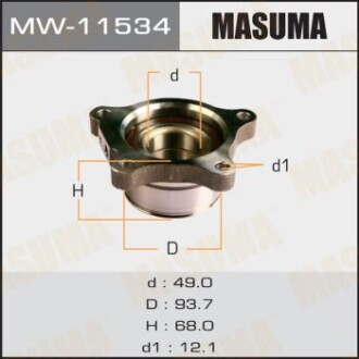 Маточина колеса (MW-11534) MASUMA MW11534 фото товару