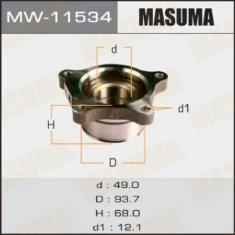 Ступица колеса задн TOYOTA LAND CRUISER, LX570 / UZJ200L, URJ201L LH для MASUMA MW11534 фото товара