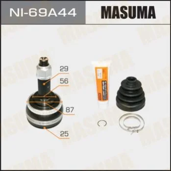 <strong>ШРУС зовнішній Nissan Maxima, X-Trail (00-07) (нар 29/вн 25) MASUMA NI69A44 (фото 1)</strong>