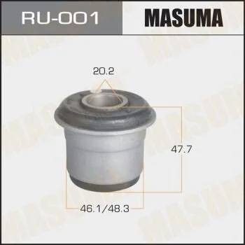 <strong>Сайлентблок передня верхня Toyota Hi-Ace /LH,YH5,8,RZH10/ MASUMA RU001 (фото 1)</strong>