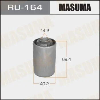 <strong>Сайлентблок задн TownAce CR27/8,36/7,KR27,YR25 (9201-9212), CR28/9,37/38 (9212-9 MASUMA RU164 (фото 1)</strong>