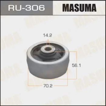 <strong>Сайлентблок подушки заднього редуктора Mitsubishi Pajero (00-) MASUMA RU306 (фото 1)</strong>
