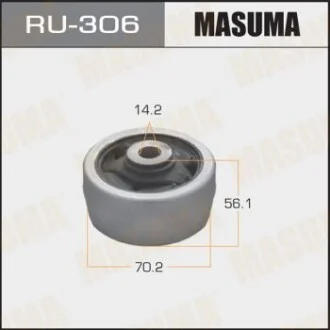 Сайлентблок подушки заднього редуктора Mitsubishi Pajero (00-) для Mitsubishi, Dodge, Peugeot, Citroen MASUMA RU306 фото товару