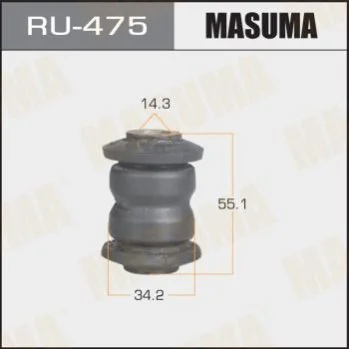 <strong>Сайлентблок переднього нижнього важеля Nissan Almera Classic (06-12) MASUMA RU475 (фото 1)</strong>