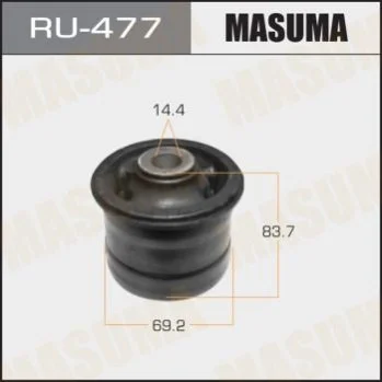 <strong>Сайлентблок задньої балки Toyota Auris, Corolla, Prius (06-) (RU-477) MASUMA RU477 (фото 1)</strong>