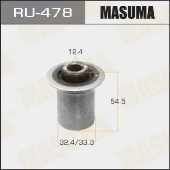 <strong>Сайлентблок заднього поперечного важеля Toyota Auris (06-), Avensis (08-), RAV 4 (05-16) MASUMA RU478 (фото 1)</strong>