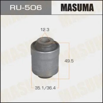 <strong>Сайлентблок важеля заднього поперечного Mitsubishi Carisma, Colt, Lancer (-04) (RU-506) MASUMA RU506 (фото 1)</strong>