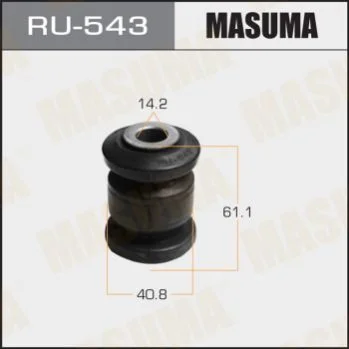 <strong>Сайлентблок переднього нижнього важеля Honda CR-V (06-11) MASUMA RU543 (фото 1)</strong>