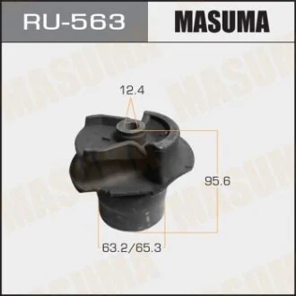 Сайлентблок задньої балки Toyota Corolla (01-07), Prius (03-11) для MASUMA RU563 фото товару