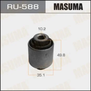 <strong>Сайлентблок заднього поперечного важеля Honda Civic (-01) MASUMA RU588 (фото 1)</strong>