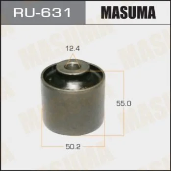 <strong>Сайлентблок заднього поздовжнього важеля Toyota Land Cruiser Prado (02-09) MASUMA RU631 (фото 1)</strong>