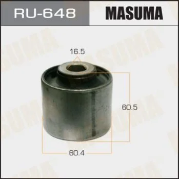 <strong>Сайлентблок заднього поздовжнього важеля Mitsubishi Pajero Sport (00-) MASUMA RU648 (фото 1)</strong>