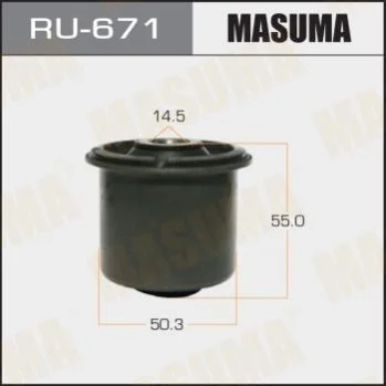 <strong>Сайлентблок переднього верхнього важеля Nissan Patrol (10-) MASUMA RU671 (фото 1)</strong>