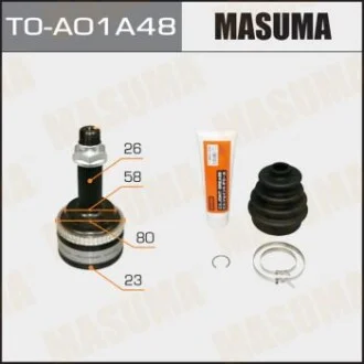 ШРУС 23x58x26 x48 TOYOTA COROLLA (02-12), TOYOTA AVENSIS (03-08) для MASUMA TOA01A48 фото товару