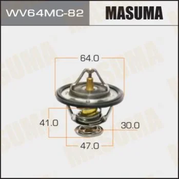 <strong>Термостат WV64MC-82 HYUNDAI TUCSON (WV64MC-82) MASUMA WV64MC82 (фото 1)</strong>