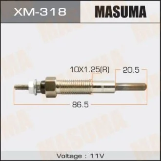 Свічка розжарення (XM-318) для MASUMA XM318 фото товару