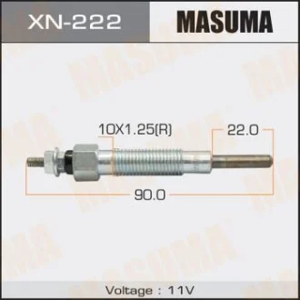 Свічка розжарення (XN-222) для MASUMA XN222 фото товару