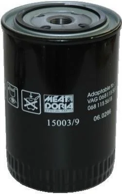 <strong>MEATDORIA AUDI Фильтр масляный 80, A4, A6 96-, VW Passat 2.8 97- MEAT&DORIA 15003/9 (фото 1)</strong>