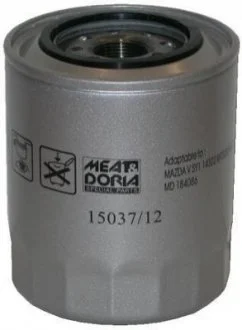 MEATDORIA MITSUBISHI Фильтр масла Lancer 1.8D,TD 87-, 2.0D,TD SHOGUN 2.5TD/L2000D/2 для MEAT&DORIA 15037/12 фото товару