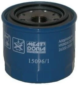 MEATDORIA HYUNDAI Фильтр масляный Accent,Coupe,Elantra,Getz,Grandeur,H-1,i20/30,ix35,Santa Fe,Sonata II,III,IV,Isuzu,Kia,Mazda,Mitsubishi,Opel,Subaru для MEAT&DORIA 15096/1 фото товару
