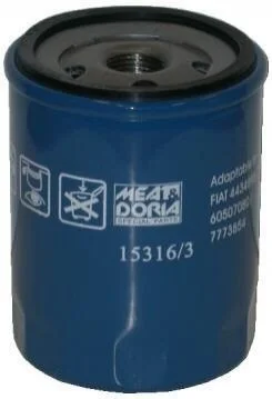 <strong>MEATDORIA FIAT Фильтр масляный Seat Ibiza Malaga 1,7D Alfa Romeo Lancia MEAT&DORIA 15316/3 (фото 1)</strong>