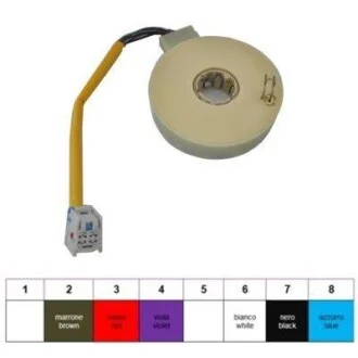 MEATDORIA FIAT Датчик кута повороту керма 500 1.2 07-, GRANDE PUNTO 1.6 D Multijet 08-, OPEL CORSA C (X01) 1.3 CDTI 03-09 для MEAT&DORIA 93059 фото товара