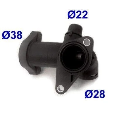 <strong>MEATDORIA VW фланець охолоджуючої рідини Audi A4/A6 95- MEAT&DORIA 93166 (фото 1)</strong>