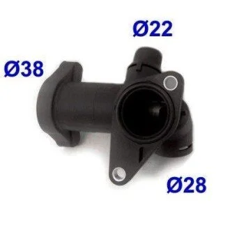 MEATDORIA VW фланець охолоджуючої рідини Audi A4/A6 95- для Audi, Skoda, Volkswagen MEAT&DORIA 93166 фото товару