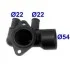 <strong>MEATDORIA CITROEN Фланец охолод.рідини Berlingo 1.9D 98- MEAT&DORIA 93214 (фото 1)</strong>