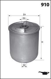 Фільтр оливи (аналогWL7441/OZ6D) MECAFILTER EHC8400 фото товару