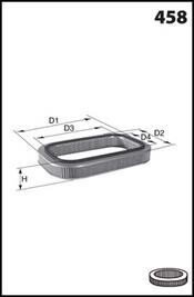 Фільтр повітря (аналогWA6013/LX558) MECAFILTER EL9007 фото товару