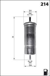 Фільтр палива (аналогWF8035/KL35) MECAFILTER ELE6001 фото товару