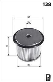Фільтр палива (аналогWF8021/KX63/1) MECAFILTER ELG5218 фото товару