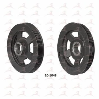 HYUNDAI Шкив коленвала HYUNDAI, KIA 1,5-1,6CRDi для MEHA MHK60042 фото товару