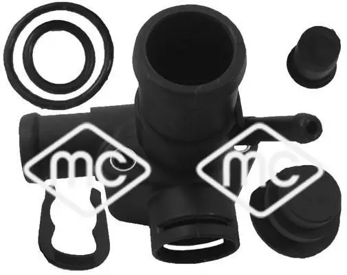 <strong>Фланець системи охолодження VW Golf/Passat/Sharan AUDI 80/A6/A4 1.9TDI 91-10 (трійник) METALCAUCHO 03542 (фото 1)</strong>