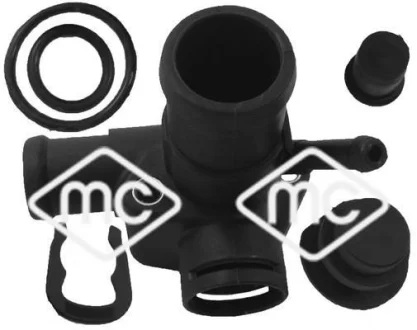 Фланець системи охолодження VW Golf/Passat/Sharan AUDI 80/A6/A4 1.9TDI 91-10 (трійник) для Audi, Volkswagen METALCAUCHO 03542 фото товару