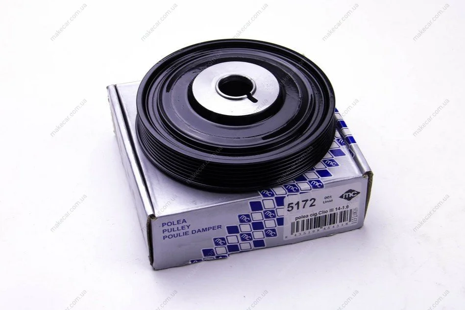 <strong>Шків коленвалу Renault Laguna III, Megane III 1.4, 1.5, 1.6 (08-) Metalcaucho METALCAUCHO 05172 (фото 1)</strong>