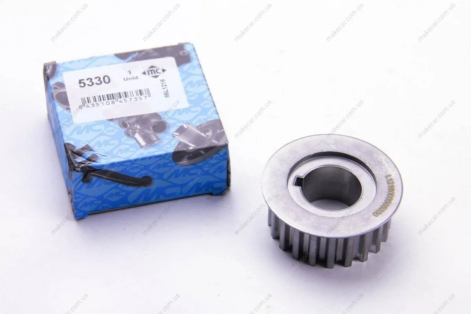 <strong>Шестерня колінвалу 2.0HDi Citroen/Peugeot (6 мм/дв.№ O 09072>) METALCAUCHO 05330 (фото 1)</strong>