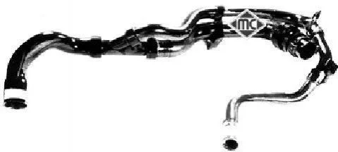 <strong>Патрубок радіатора Citroen Berlingo/Peugeot Pertner (96-) Metalcaucho METALCAUCHO 08436 (фото 1)</strong>