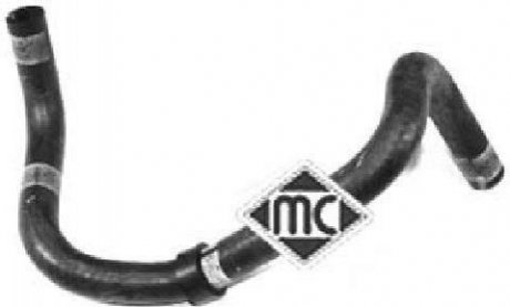 Патрубок системы отопления Citroen Jumper/Fiat Ducato/Peugeot Boxer (94-) Metalcaucho 08841 (фото 1)