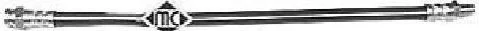 <strong>Шланг гальмівний задній Peugeot 205 (87-98) Metalcaucho METALCAUCHO 96145 (фото 1)</strong>