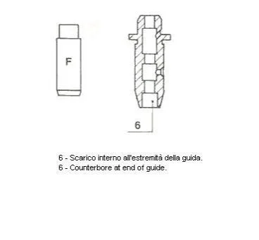 <strong>Направляюча клапана EX NISSAN CD17/CD20 48X7X11.03 (вир-во Metelli) METELLI 01-2583 (фото 1)</strong>