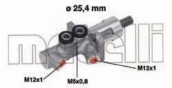 Циліндр гальмівний (головний) для Skoda, Audi, Volkswagen, Seat METELLI 05-0613 фото товару
