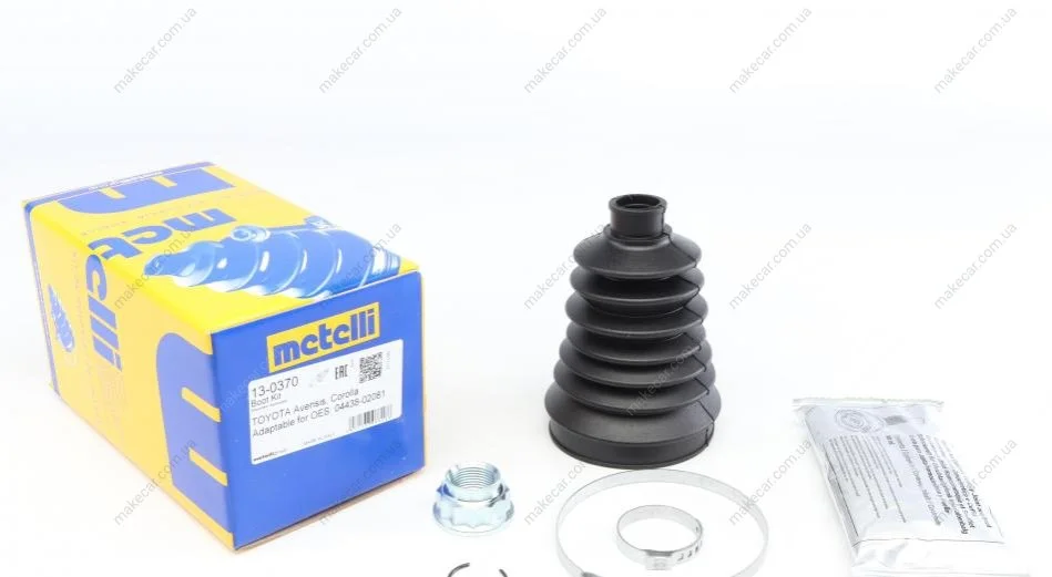 <strong>Ремонтний комплект пильника шруса з елементами монтажу METELLI 13-0370 (фото 1)</strong>