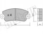 <strong>Комплект гальмівних колодок з 4 шт. дисків METELLI 22-0033-0 (фото 1)</strong>