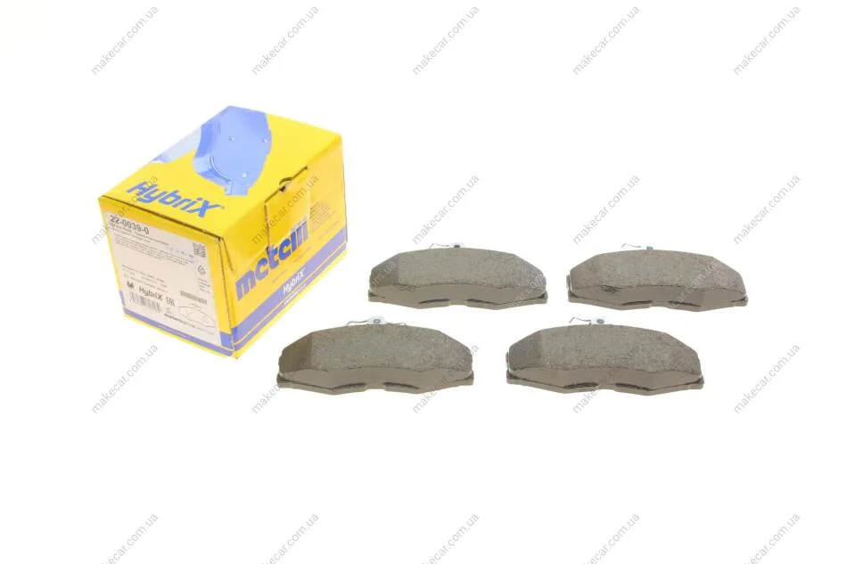 <strong>Комплект гальмівних колодок (дискових) METELLI 22-0039-0 (фото 1)</strong>