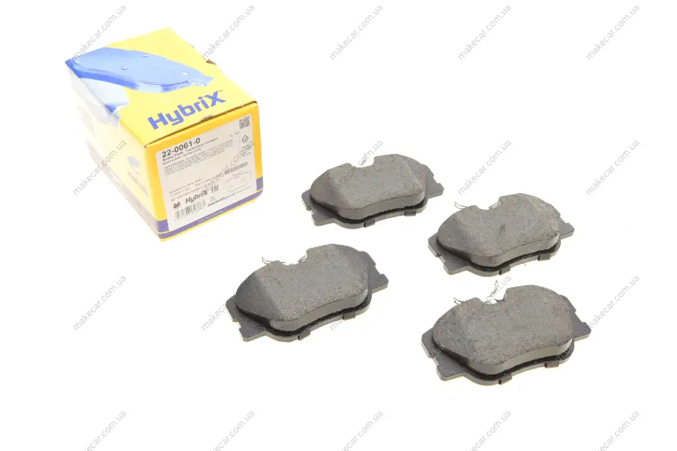 <strong>Комплект гальмівних колодок (дискових) METELLI 22-0061-0 (фото 1)</strong>