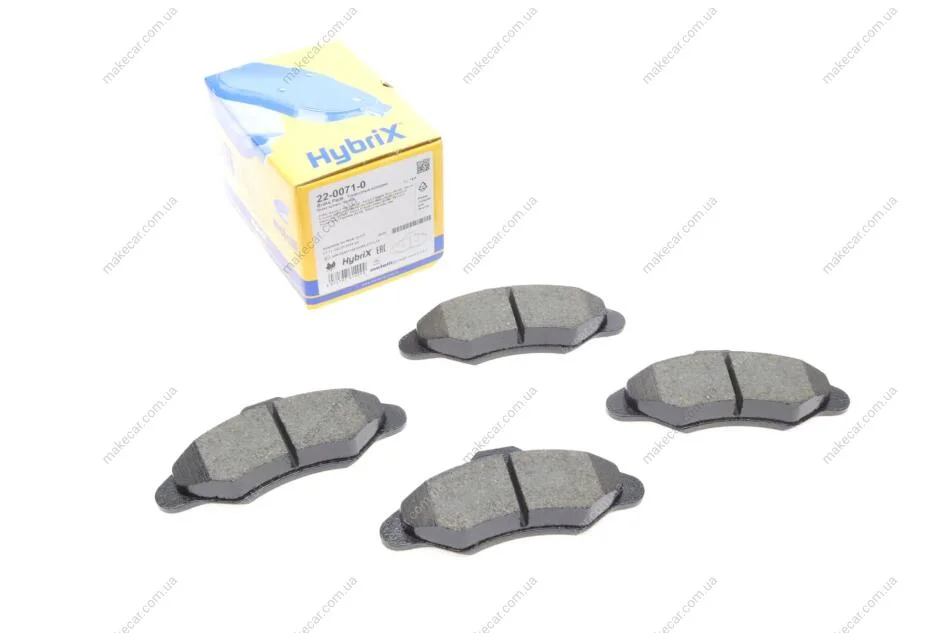 <strong>Комплект гальмівних колодок (дискових) METELLI 22-0071-0 (фото 1)</strong>