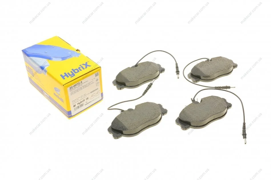 <strong>Комплект гальмівних колодок (дискових) METELLI 22-0072-3 (фото 1)</strong>
