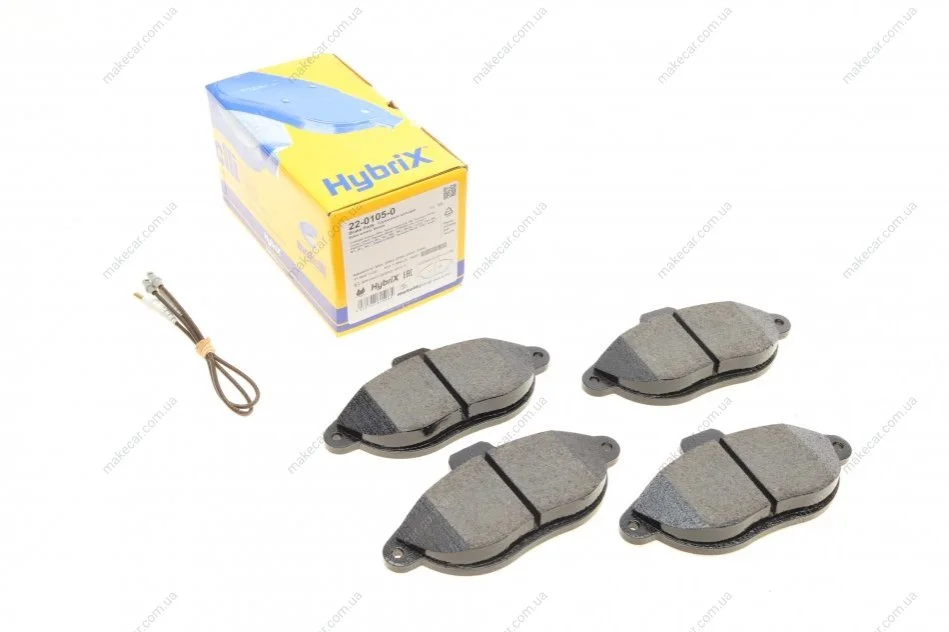 <strong>Комплект гальмівних колодок (дискових) METELLI 22-0105-0 (фото 1)</strong>
